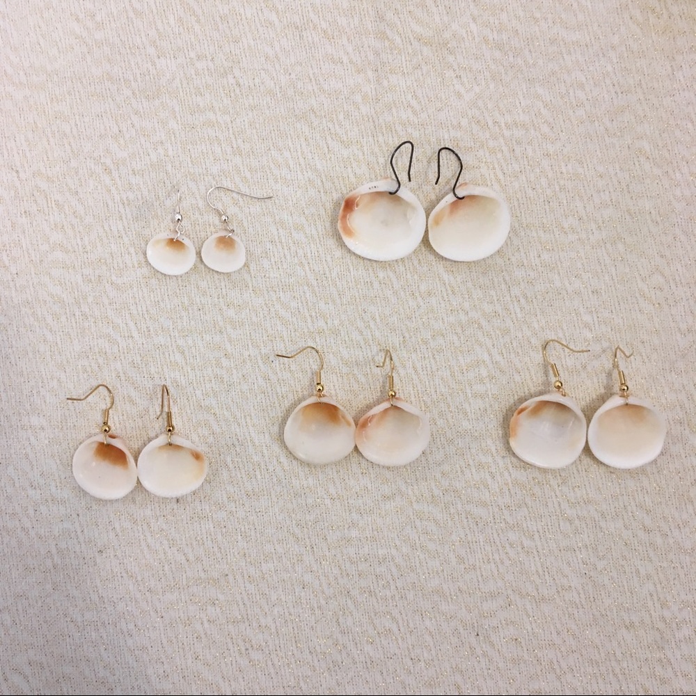Seashell earrings - Picture 4 of 8